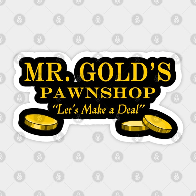 Mr. Gold's Pawnshop Sticker by klance